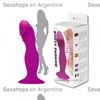 Estimulador anal de silicona con sopapa